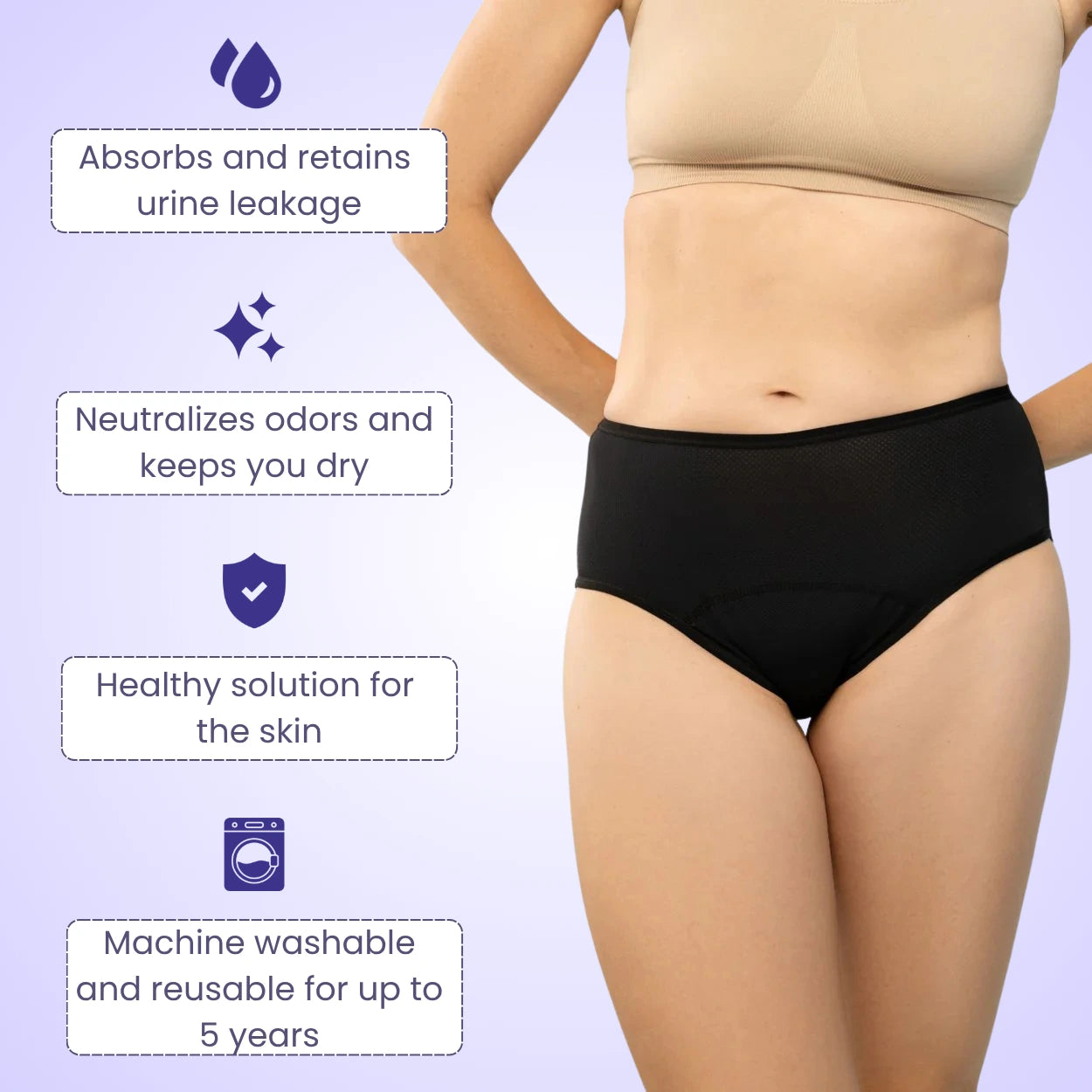 VitalEasy - Leak-Proof Underwear (5 PACK)